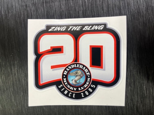 "20th Anniversary" Sticker